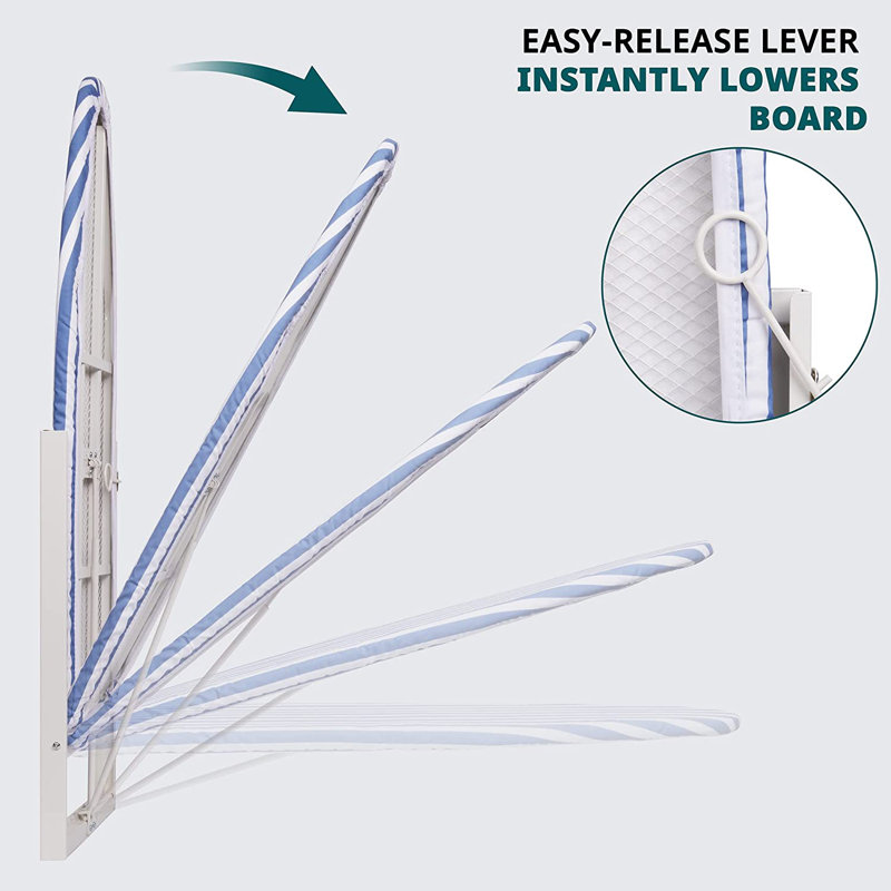 Ivation Wall Mounted Ironing Board Wayfair